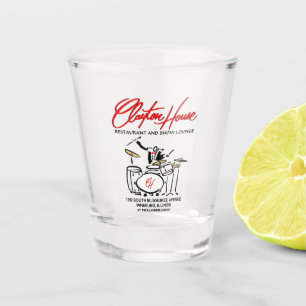 Vaso De Chupito Restaurante Clayton House y Show Lounge, Wheeling