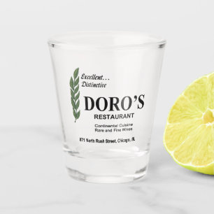 Vaso De Chupito Restaurante Doro's, Rush Street, Chicago, IL