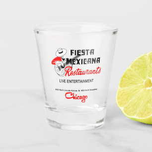 Vaso De Chupito Restaurante Fiesta Mexicana, Chicago, IL