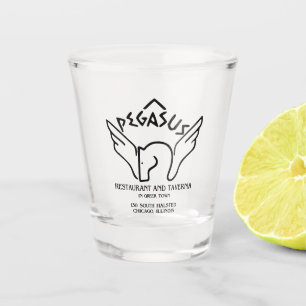 Vaso De Chupito Restaurante Pegasus y Taverna, Chicago, IL
