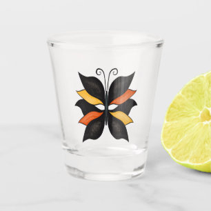 Vaso De Chupito Resumen Mariposa Rara Extraña Hermosa Inscripción