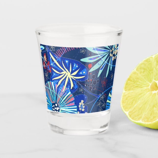 Vaso De Chupito Resumen tropical (Anverso)