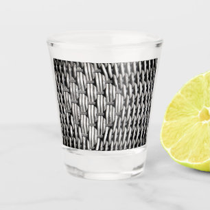 Vaso De Chupito Resumen y diseño del patrón gris