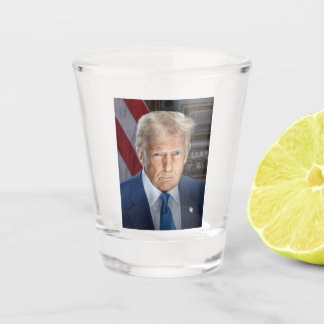 Vaso De Chupito Retrato de Donald Trump, presidente de Estados Uni