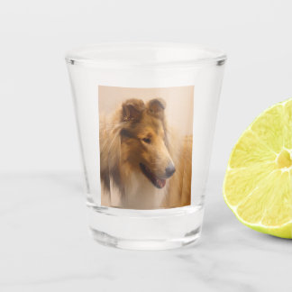 Vaso De Chupito Retrato de un collie tosca