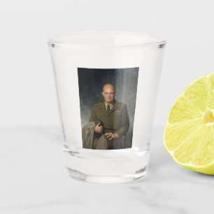 Vaso De Chupito Retrato pintado de cinco estrellas del general Dwi