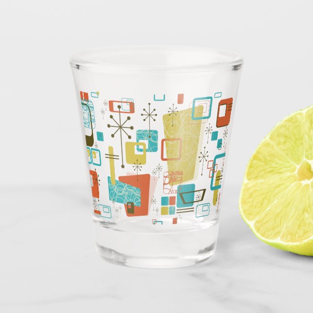 Vaso De Chupito Retro clásico (Anverso)