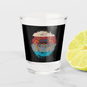 Vaso De Chupito Retro de cangrejo
