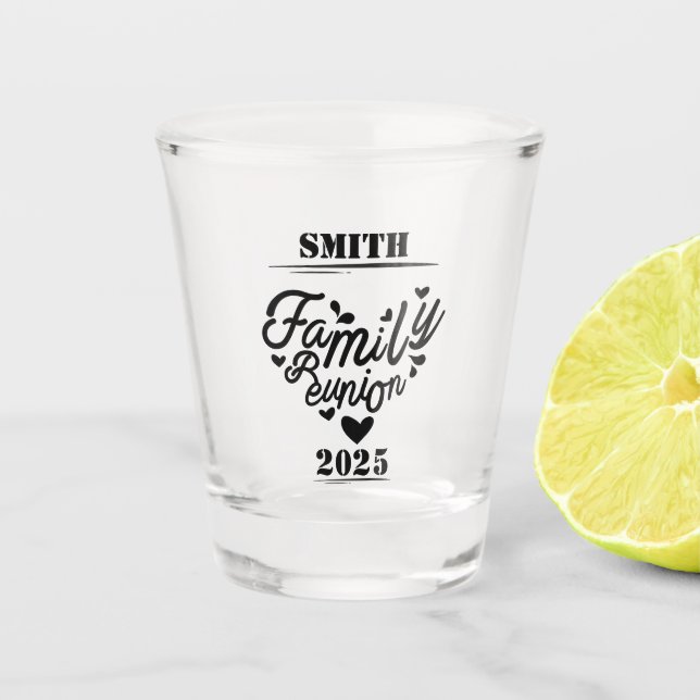 Vaso De Chupito Reunión familiar de [Apellido] - [Año] (Anverso)