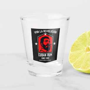 Vaso De Chupito Revolución de los bebedores de ron libre cubanos