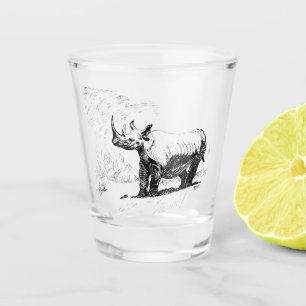 VASO DE CHUPITO RINOCERONTE