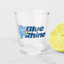 Vaso De Chupito Rinoceronte azul
