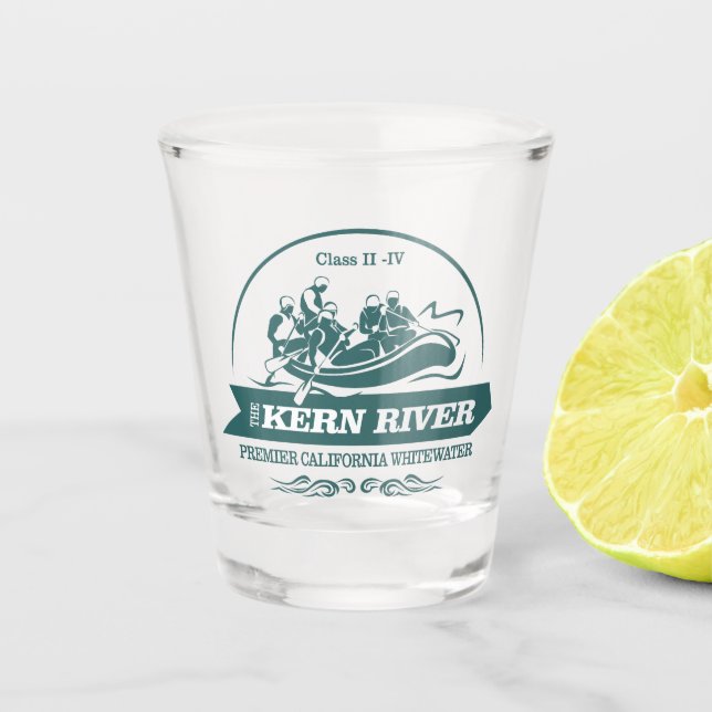 Vaso De Chupito Río Kern (rafting 2) (Anverso)