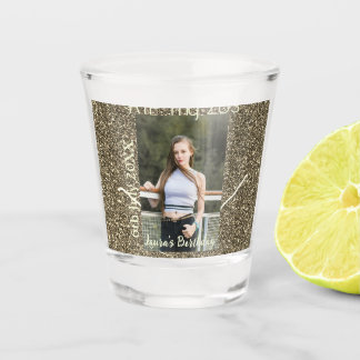 Vaso De Chupito RIP mis 20s cumpleaños plata dorado agregar nombre