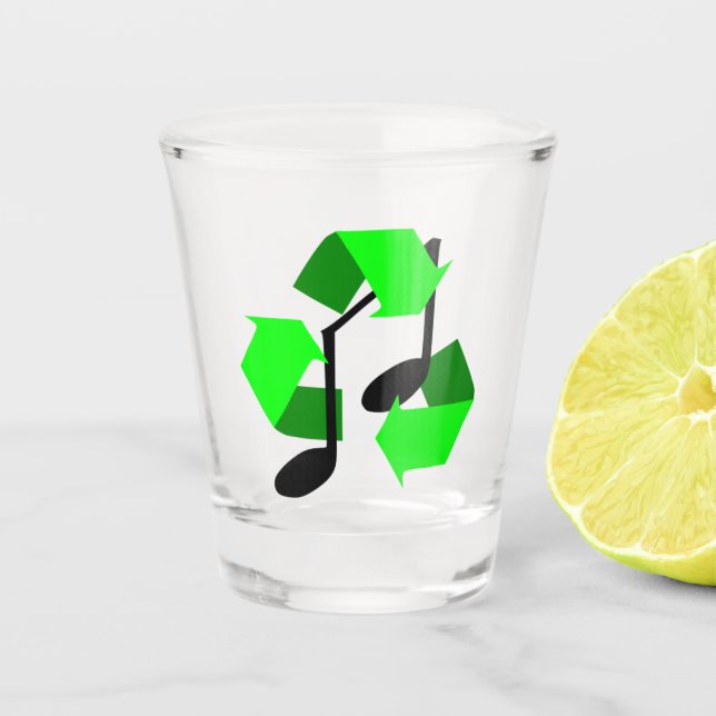 Vaso De Chupito Ritmo de canción favorita (Anverso)