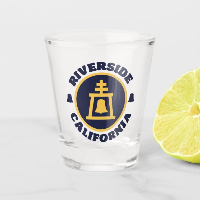 Vaso De Chupito Riverside, California (Anverso)