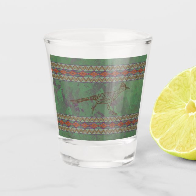 Vaso De Chupito Roadrunner del Suroeste Sagebrush Green (Anverso)