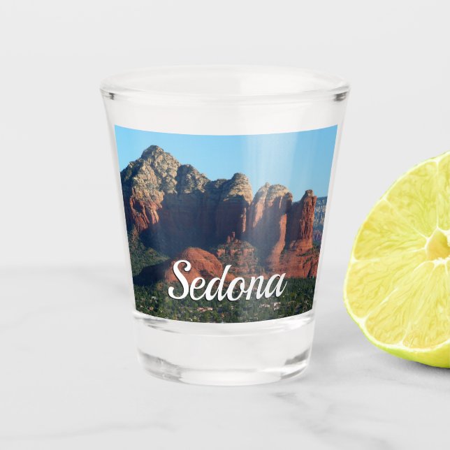 Vaso De Chupito Roca de café I en Sedona Arizona (Anverso)