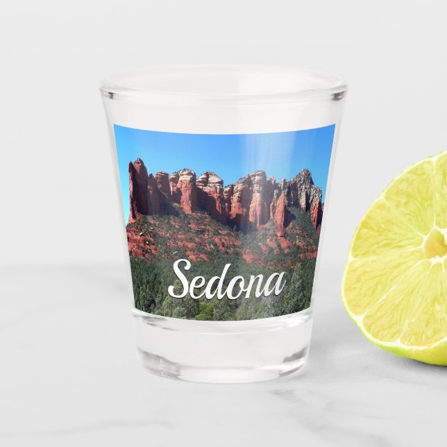 Vaso De Chupito Roca de café II en Sedona Arizona (Anverso)