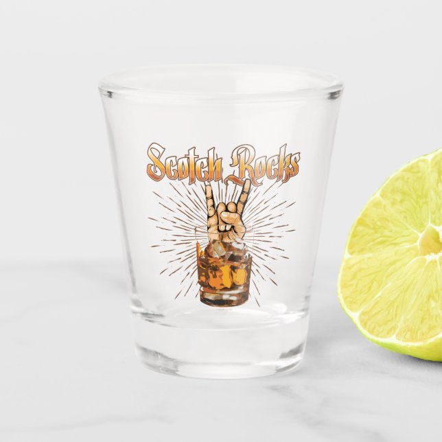 Vaso De Chupito Rocas escocesas (Anverso)