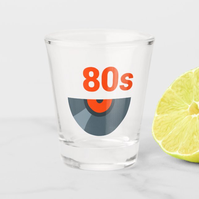 Vaso De Chupito Rock 1980 (Anverso)