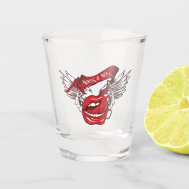 Vaso De Chupito Rock n Roll Angel Lips