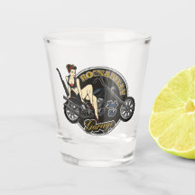 Rockabilly Design Shot glass