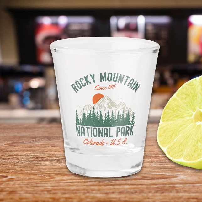 Vaso De Chupito Rocky Mountain National Park Forest Landscape (Subido por el creador)