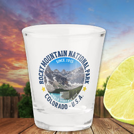 Vaso De Chupito Rocky Mountain National Park Scenic Souvenir