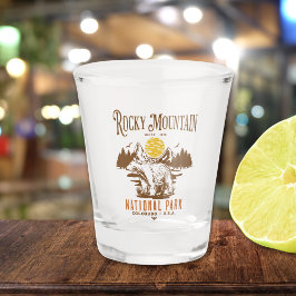 Vaso De Chupito Rocky Mountain National Park Vintage Landscape