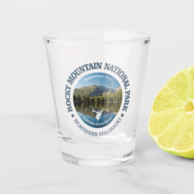 Vaso De Chupito Rocky Mountain NP 2 (Anverso)