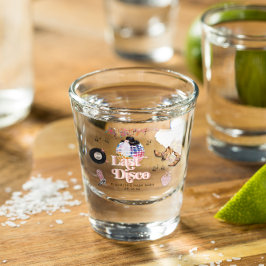 Vaso De Chupito Rodeo rosado de Disco Cowgirl Nashville | Bachelor