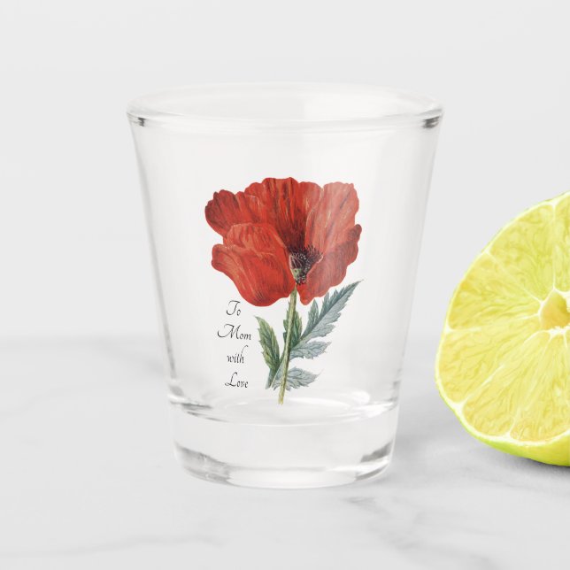 Vaso De Chupito Rojo (Anverso)