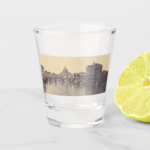 Vaso De Chupito Roma Antigua Castillo del Tíber y Arte Vaticano