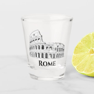Vaso De Chupito Roma Italia Colosseo italiano