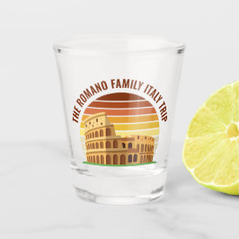 Vaso De Chupito Roma Italia Personalizado de viaje familiar Coloss