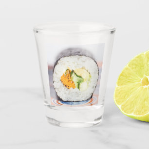Vaso De Chupito Ropa de sushi Pescado y arroz