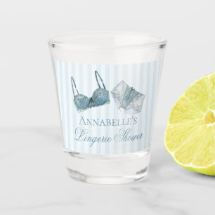 Vaso De Chupito Ropa Interior Azul Favor de Despedida de Soltera e