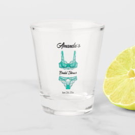 Vaso De Chupito Ropa Interior Turquesa Despedida de Soltera