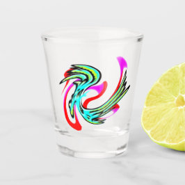 Vaso De Chupito Rosa de amor dividido