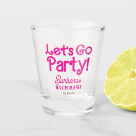 Vaso De Chupito Rosa Girly vamos Fiesta Bach Bash