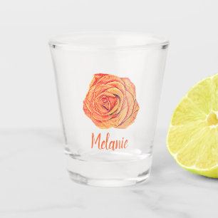 Vaso De Chupito Rosa Tángerino Tropical
