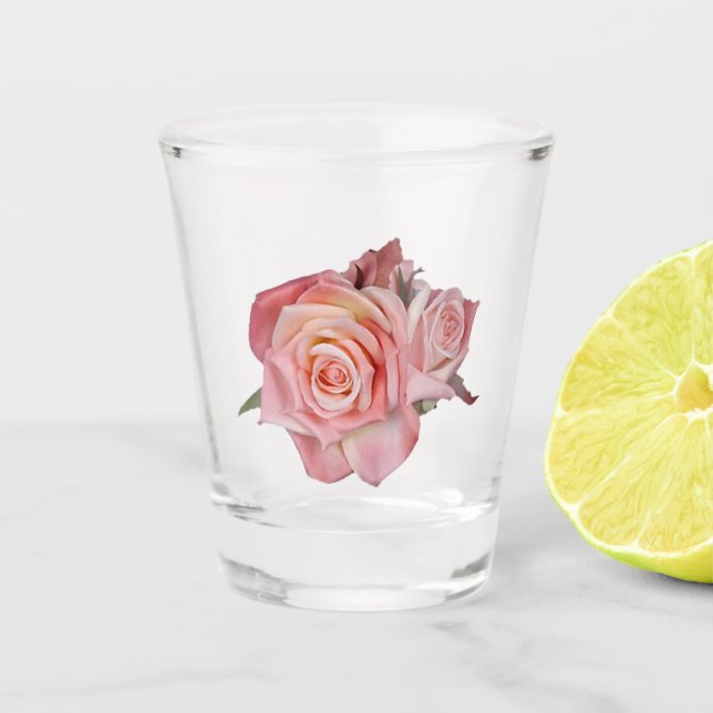 Vaso De Chupito Rosas antiguos (Anverso)