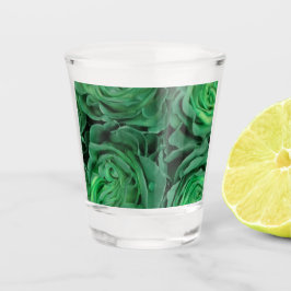 Vaso De Chupito Rosas verdes -