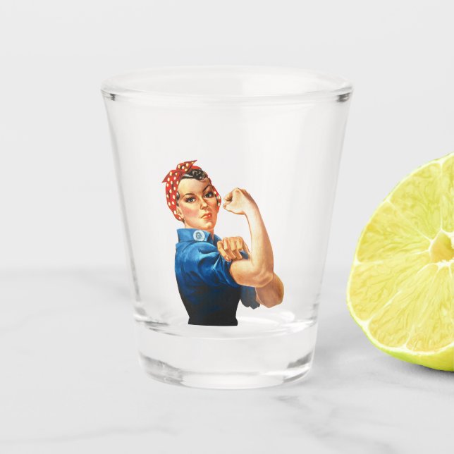 Vaso De Chupito Rosie The Riveter (Anverso)