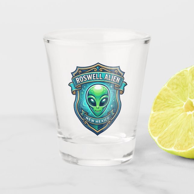 Vaso De Chupito Roswell Alien EE. UU. (Anverso)