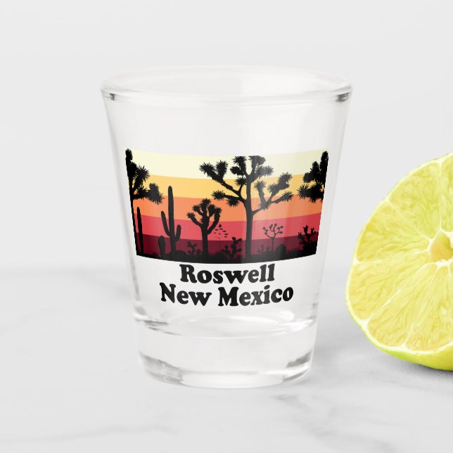 Vaso De Chupito Roswell Nuevo México (Anverso)