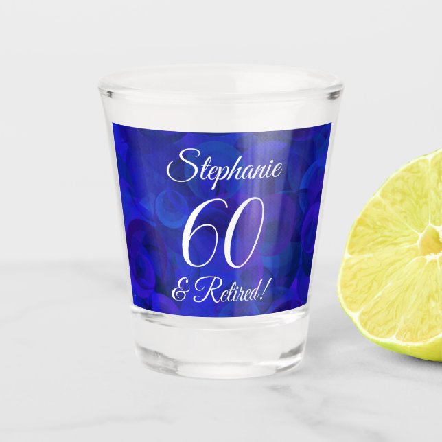 Vaso De Chupito Royal Blue 60 y Retirada (Anverso)