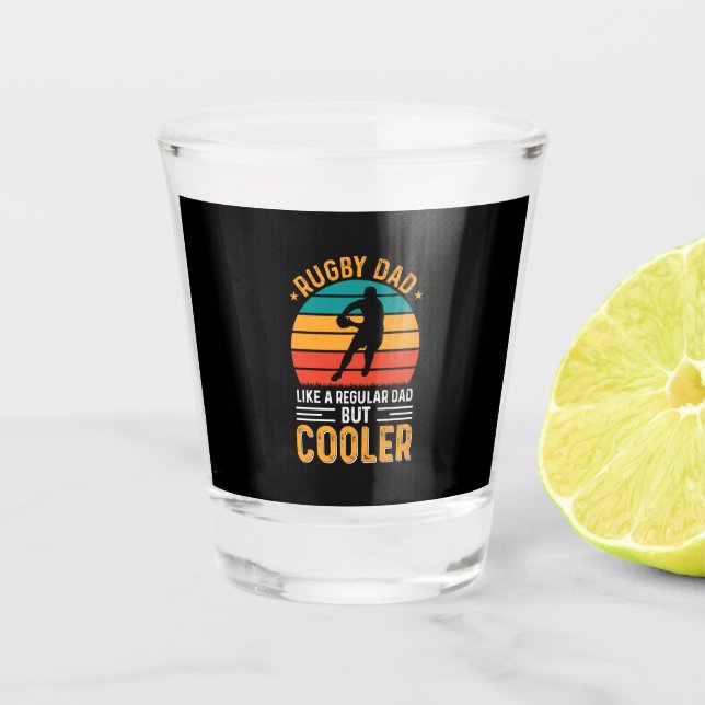 Vaso De Chupito Rugby Dad (Anverso)