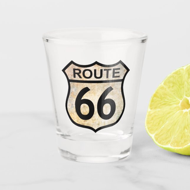 Vaso De Chupito Ruta 66 (Anverso)